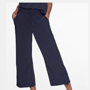 AthletaTribeca Crop Tearaway Snap Ankles Wide Leg Pants